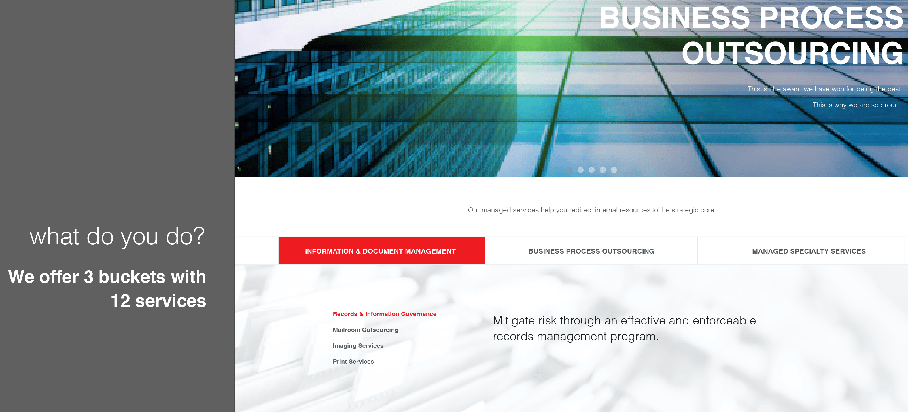 The original Canon BPS website