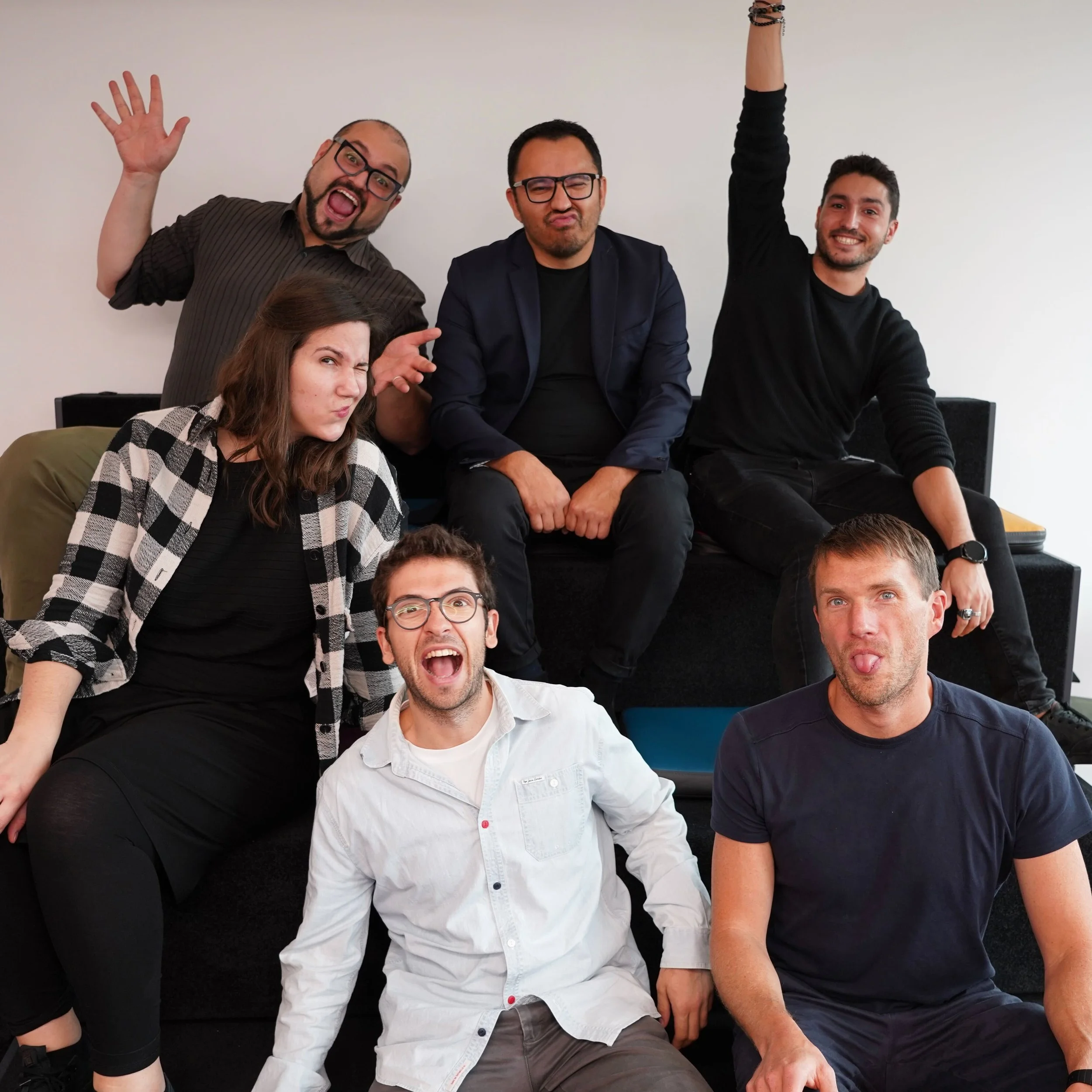 TechX team having fun